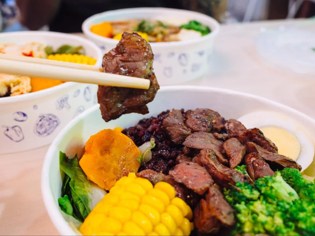 台北健康餐 - 少點鹽健康餐盒實拍